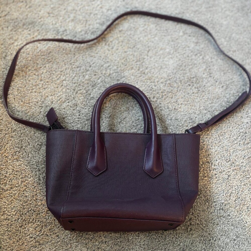 RARE plum/purple Dagne Dover Petite Signature Tote